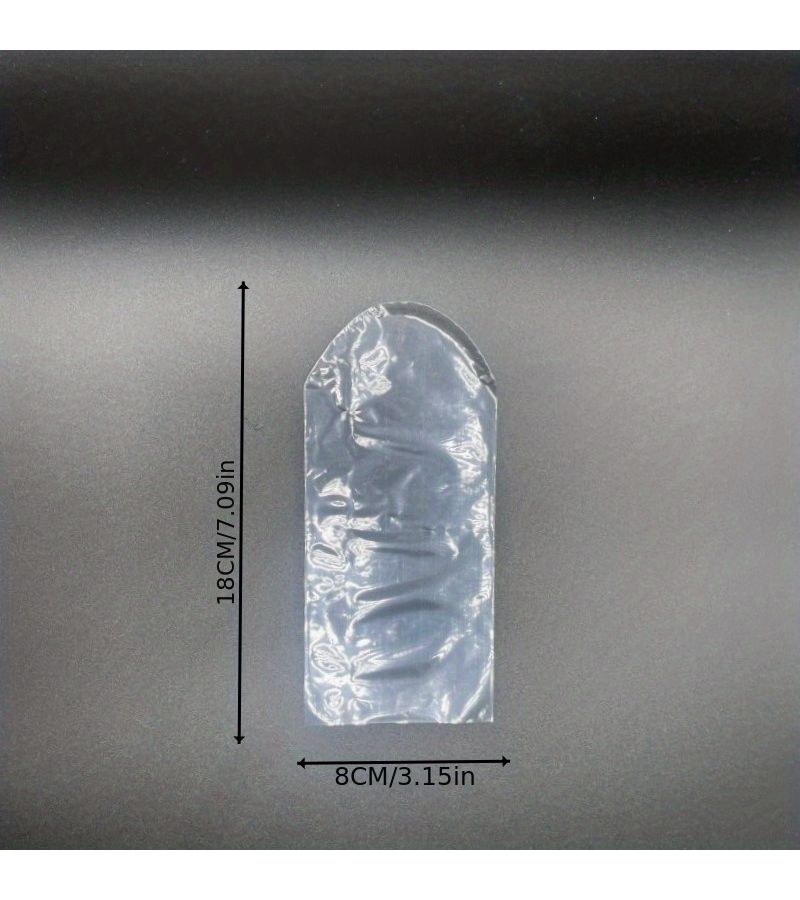 PVC Heat Shrink Bags 5.51x10.24 Inch Clear Plastic Shrinkable Pouches 10 Pack - Image 3