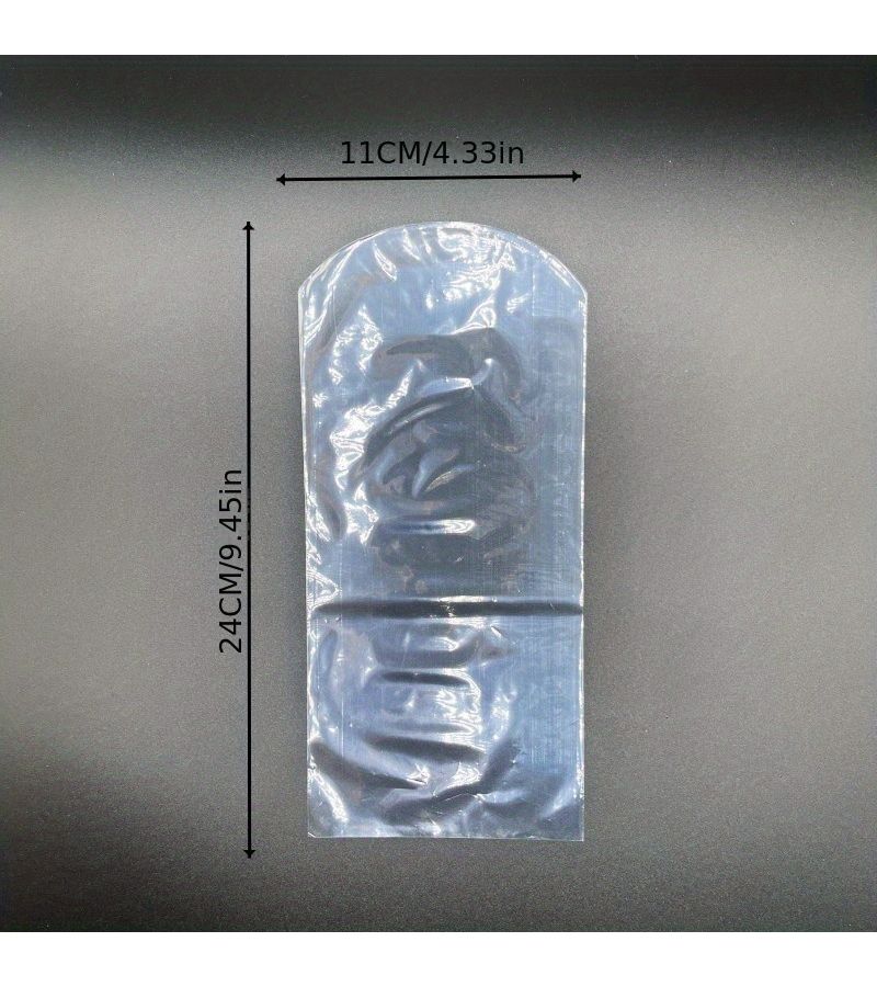 PVC Heat Shrink Bags 5.51x10.24 Inch Clear Plastic Shrinkable Pouches 10 Pack - Image 5