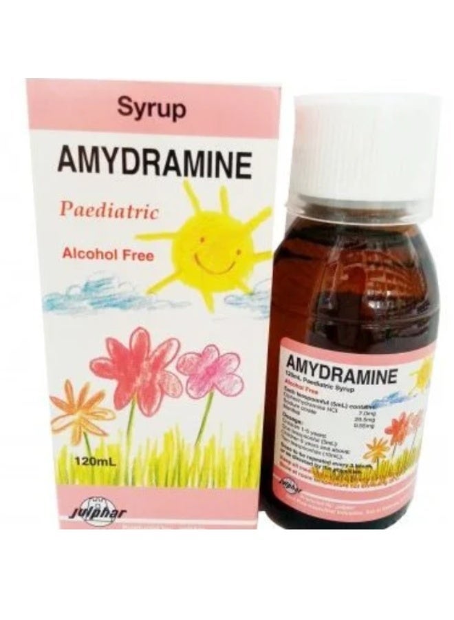 Julphar Amydramine Syrup 120 ml Peadiatric - Image 2