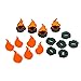 The Broken Token Acrylic Tokens Smoke and Fire Tokens Compatible with Fire Rescue and Other Tabletop Games Pack of 10 - Image 3