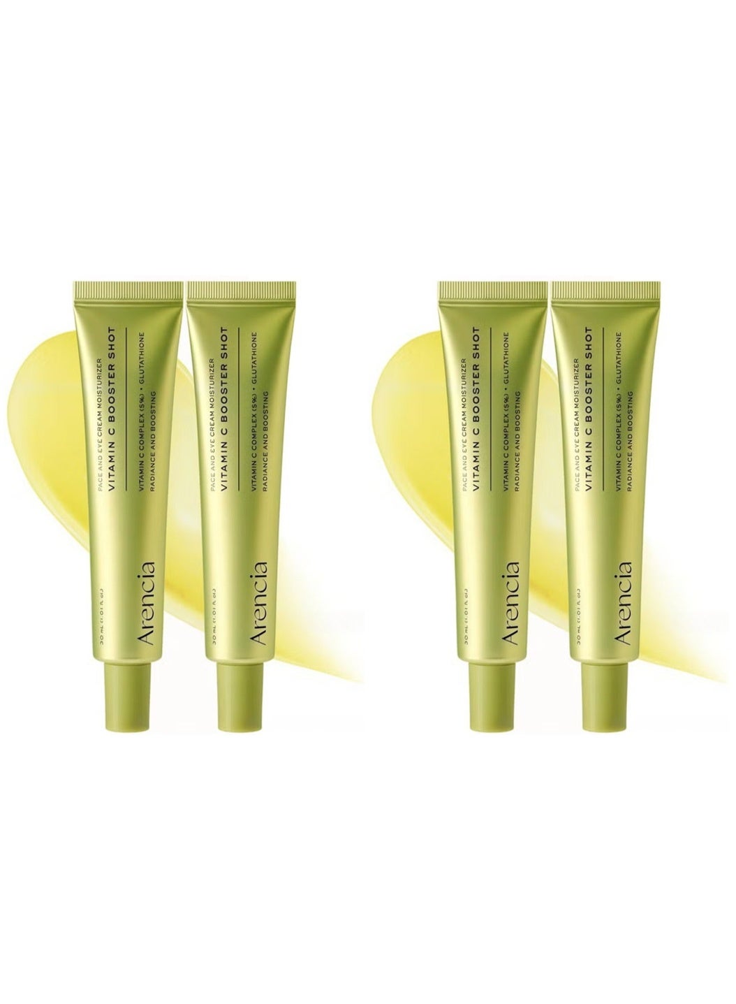 Arencia Vitamin C Booster Serum With Glutathione Niacinamide And Vitamin E For Glow Skin Pack Of 4 30 ml