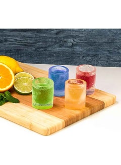 İles Gurme Iles Gurme Shot Glass Ice Mold, Silicone, Red  - Image 2