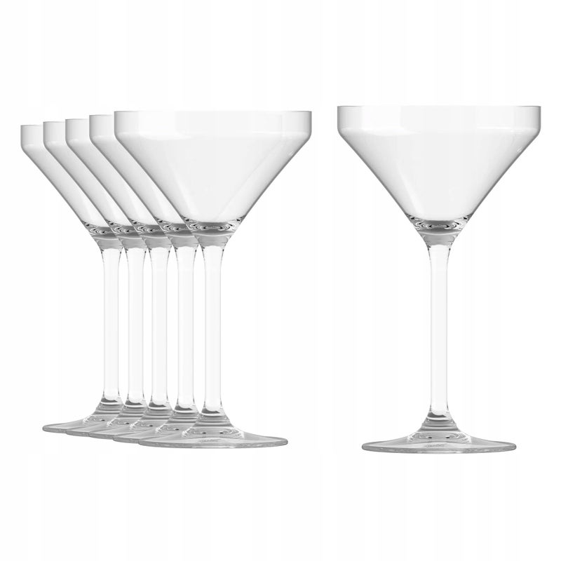 Onis Endura Martini Glass 6-Piece Set, 240 ml Capacity - Image 1