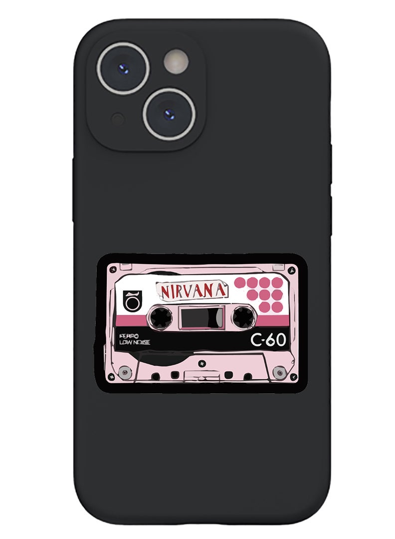 Theodor غطاء سليم واقي من السيليكون السائل مع حماية كاملة للجسم، مضاد للخدش وصدمات، لآيفون 14 باللون الأسود - باي باسيفيك - Image 1