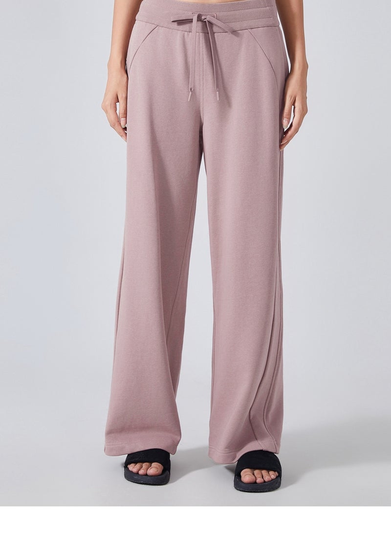 Fashionable And Versatile Sports High Waist Slimming Casual Loose Wide Leg Pants Yoga Pants - Image 1