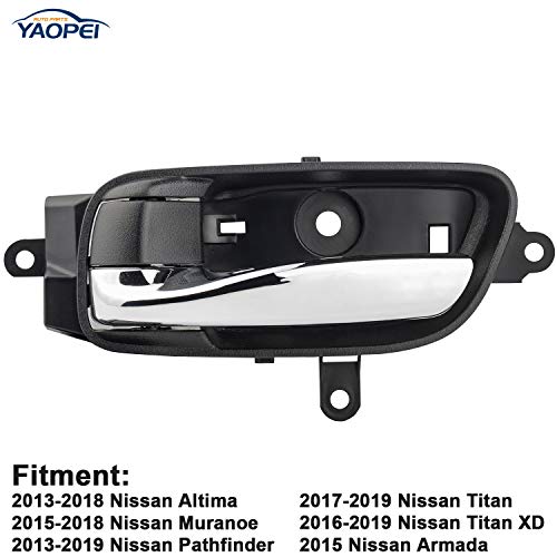 YAOPEI Front Rear Left Driver's Side Interior Door Handles 80671-3TA0D for Nissan Altima Murano Armada Pathfinder Titan Door Handles - Image 3