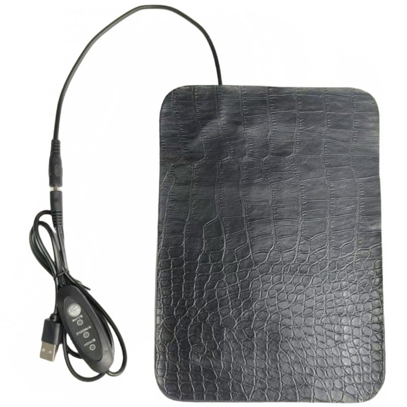 15x22 بوصة سادة حرارية للزواحف مع منظم حراري قابل للتعديل، سادة تدفئة USB للثعابين والسحالي والسلاحف - Image 2