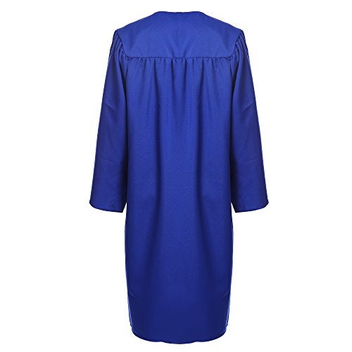 FtyFty Unisex Adult Matte Graduation Cap and Gown Tassel Set (Royal Blue, 51''(5'6''-5'8'')) - Image 3