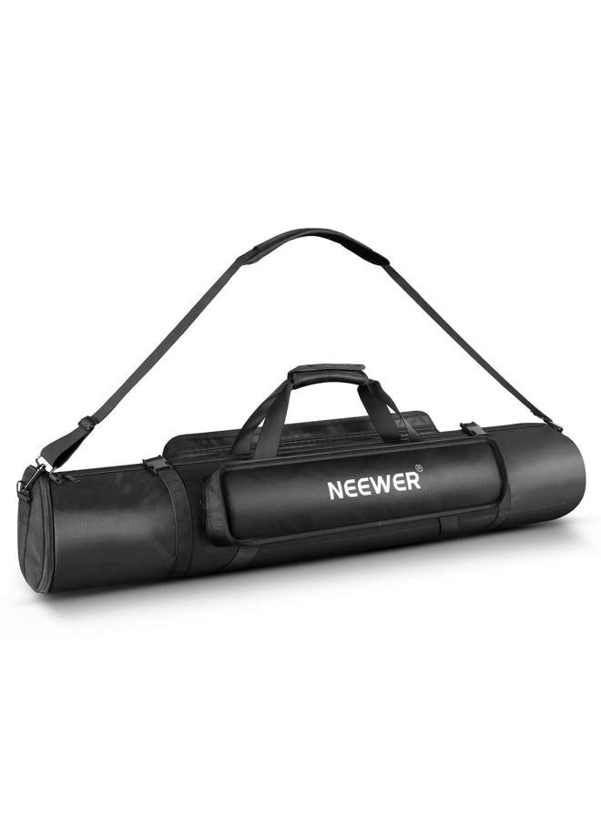 Neewer Tripod Carrying Case, Heavy Duty Waterproof Nylon Bag with Handles & Shoulder Straps, Compact Case with Full Length Zippered Closure, External Pocket for Light Stand/Boom Stand/Tripod, Black, - Image 1