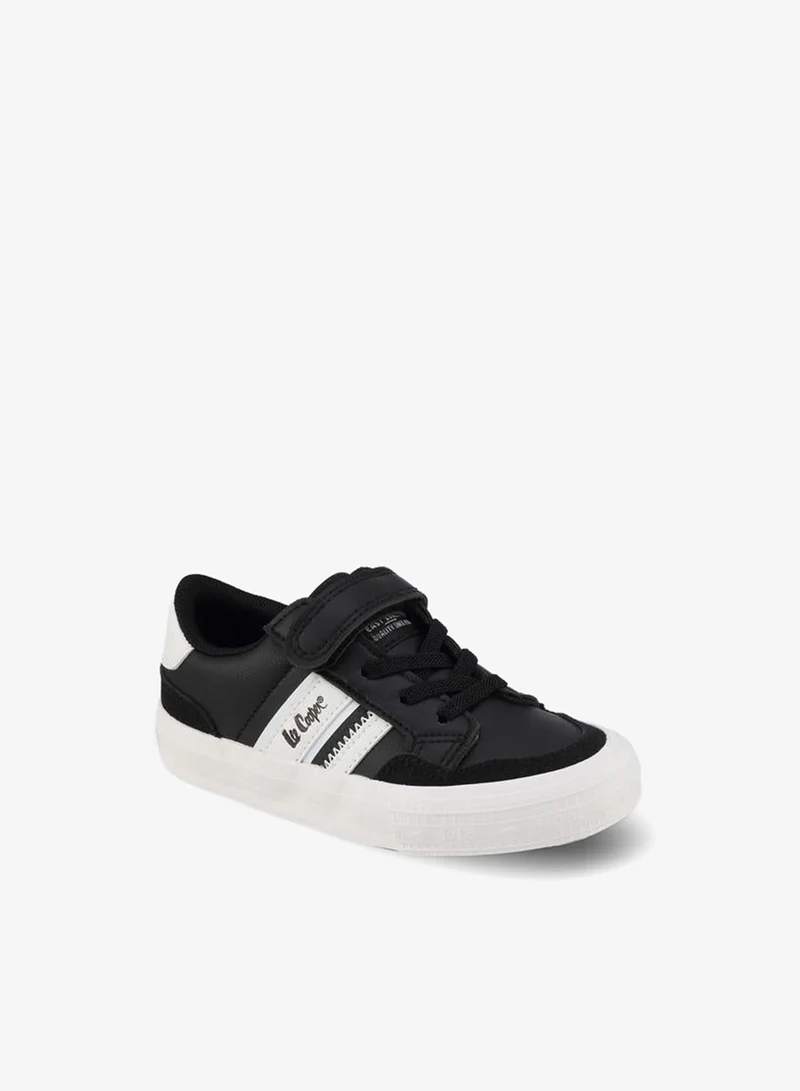 Lee Cooper Boys Logo Print Lace-Up Ankle Sneakers