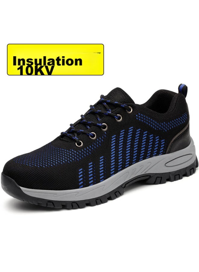 Jingtu Jingtu Men's Ulated 10kv Safety Shoes With Anti-smashing Plastic Toe Cap, Puncture-resistant, Wear-resistant, Lightweight, And Safe Functional Shoes 9153-10 Size 45 - Image 2