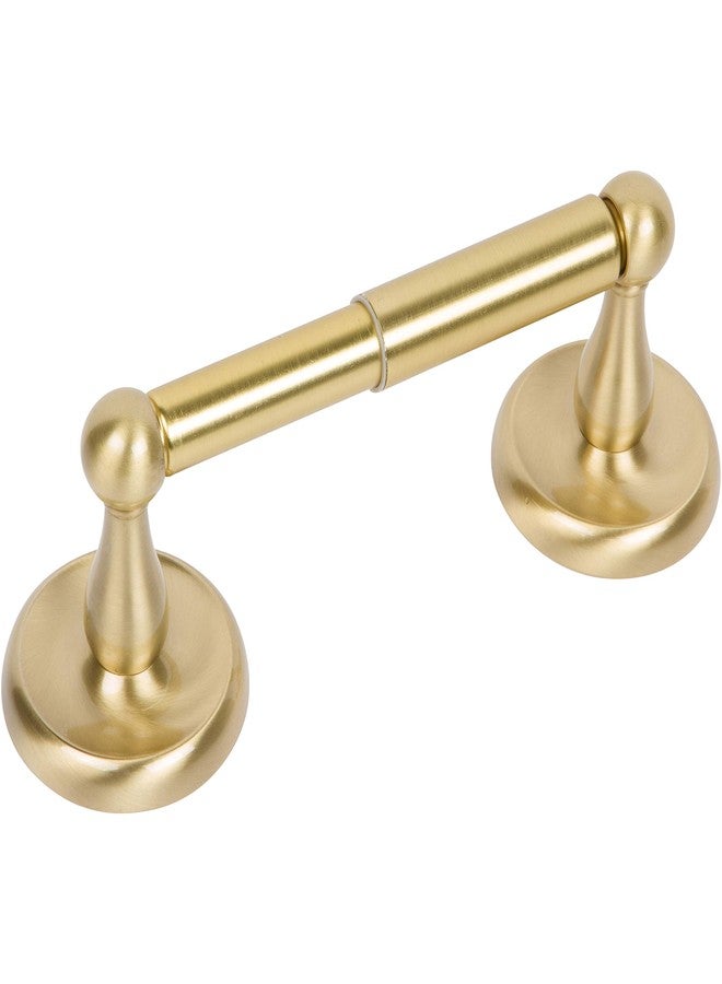 Delaney Hardware 590000 500 Series Satin Brass Toilet Paper Holder, Antique Brass Toilet Paper Holder, Gold Toilet Paper Holder Look