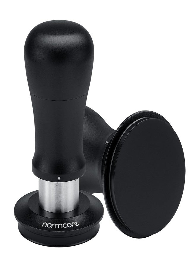 Normcore 53.3mm Espresso Tamper V5, Spring-loaded Coffee Tamper with Titanium Coating Flat Base, 6-Pressure Adjustment, Compatible with 54mm Breville Sage Portafilter, Black - Image 2