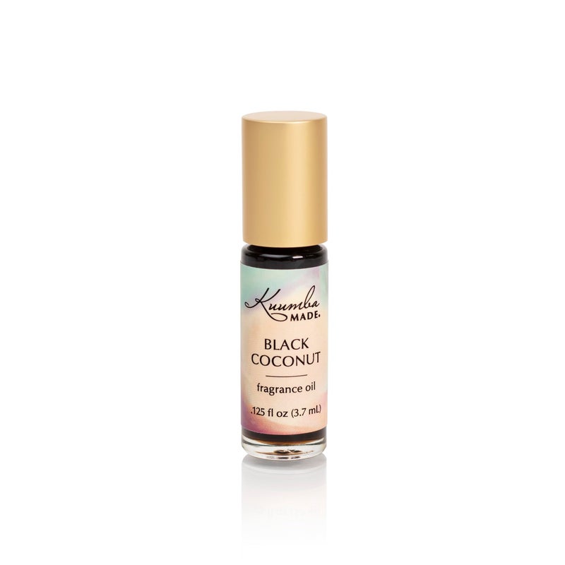 Kuumba Made Black Coconut Fragrance Oil Roll-On 0.125 fl oz (3.7ml) | Rollerball Perfume| Alcohol Free - Image 1