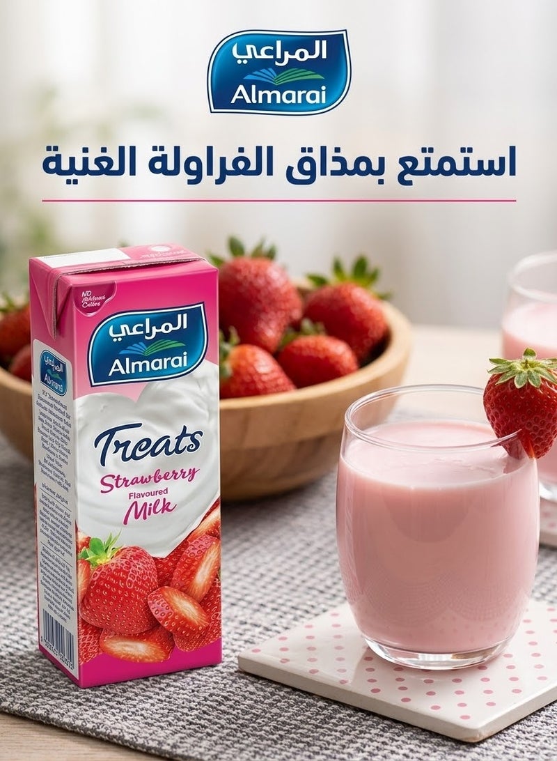 Almarai Treats Strawberry Milk Offer ـ 6 Pieces × 200 ml - Image 2