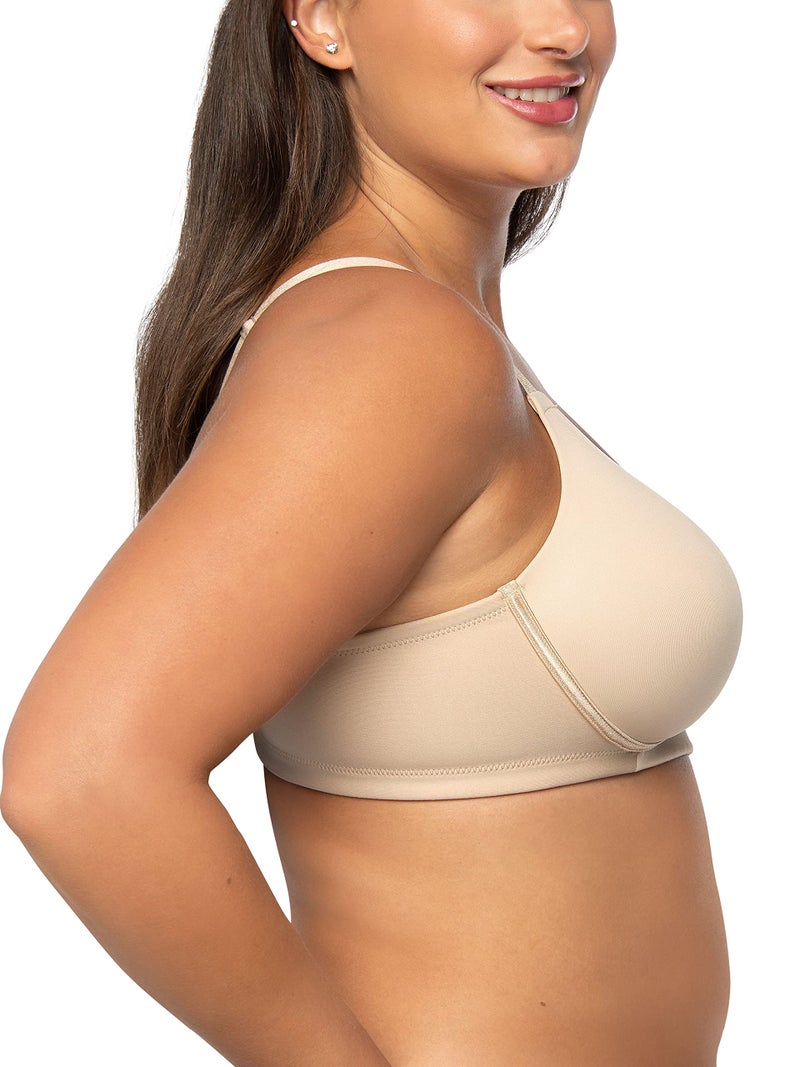 Vanity Fair womens Full Figure Beauty Back Smoothing Bra, Wirefree - Beige, 38DDD US - Image 2