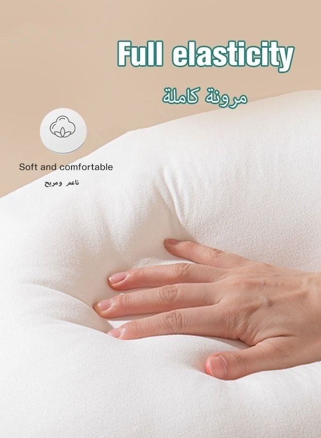 DOOKOO Baby Look Up and Lying Pillow, Nursing Pillow for Breastfeeding, Multi-Functional Original Plus Size Breastfeeding Pillows Give Mom and Baby More Support with Removable Cotton Cover - Image 5