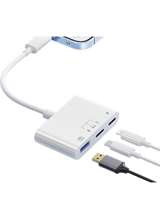 Jowoye Apple Phone Adapter, Iphone External Usb Drive, Usb 3.0 Hard Drive Converter, Type-C/Ipad Tablet Keyboard Mouse Camera Otg Cable - Image 2