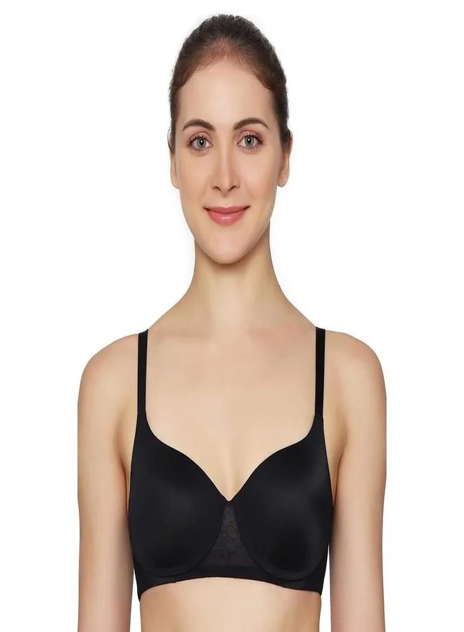 ترايامف Triumph Women's Polyamide Wire Free Casual T-Shirt Bra (110I650_Black_34D)