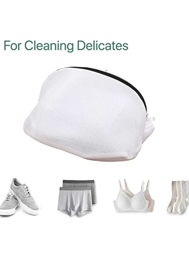 MIRFA Shoe Washing Bags - Pack of 2 - Reusable Mesh Shoe Laundry Bags - Fit up to Men’s Size 12  - Image 4