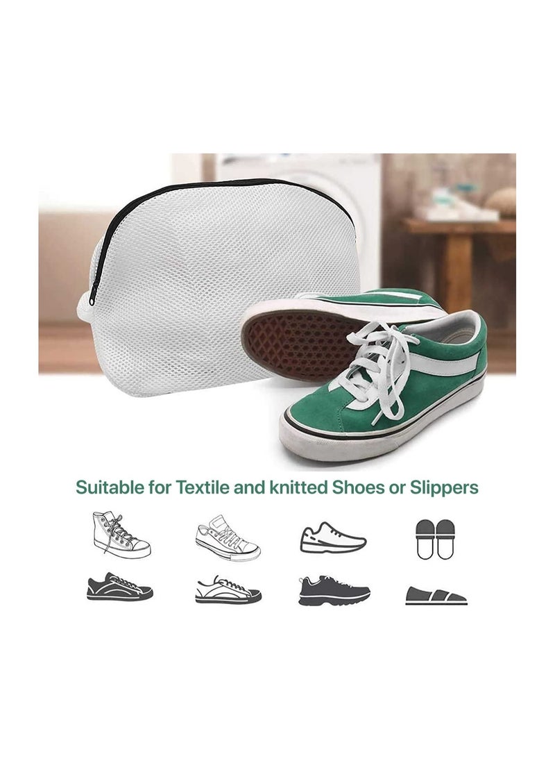 MIRFA Shoe Washing Bags - Pack of 2 - Reusable Mesh Shoe Laundry Bags - Fit up to Men’s Size 12  - Image 5
