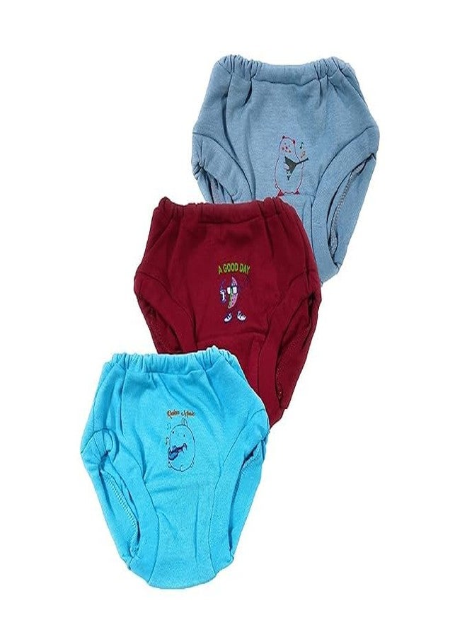 Havenfort Baby Boys and Baby Girls 100% Cotton Panty/Underwear/Briefs-Multicolor (3pc &6 pc) (in, Age, 18 Months, 24 Months, 3, Multicolor) - Image 4