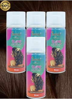 ROVAL 4 Pieces Roval Temporary Hair Color Spray Brown  - Image 1