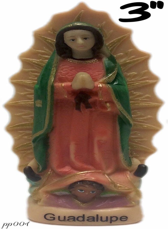 Alliance 3" Set of 12 Our Lady of Guadalupe Figurine Statue New - Image 2