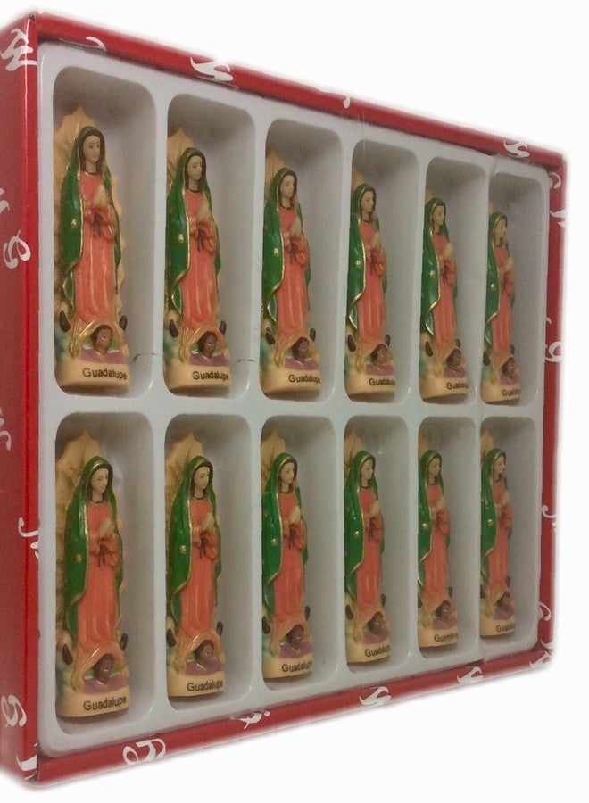 Alliance 3" Set of 12 Our Lady of Guadalupe Figurine Statue New - Image 1