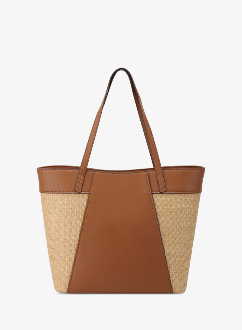 Nine West BEX Color Block Mini Tote Bag with Pouch