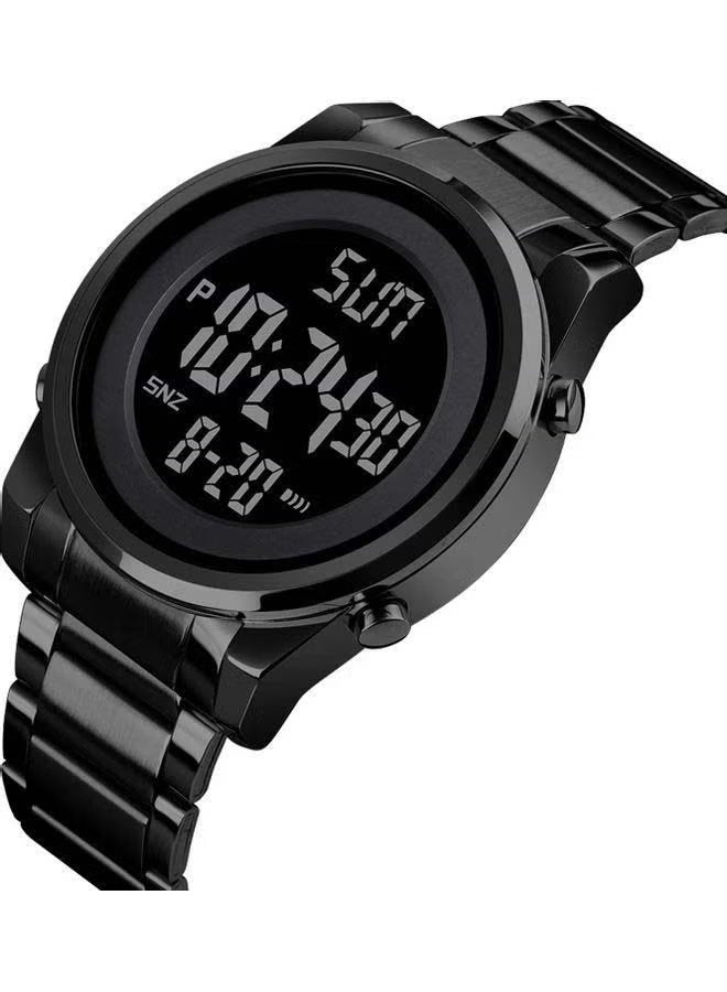 سكمي ساعة يد رقمية - قياس 52 مم - لون أسود للرجال - Image 2