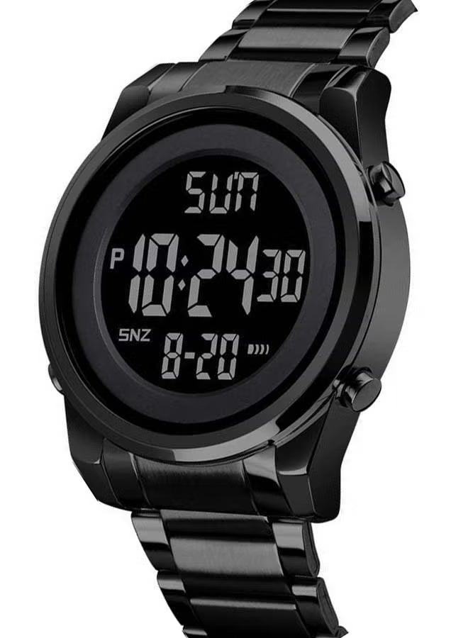 سكمي ساعة يد رقمية - قياس 52 مم - لون أسود للرجال - Image 4