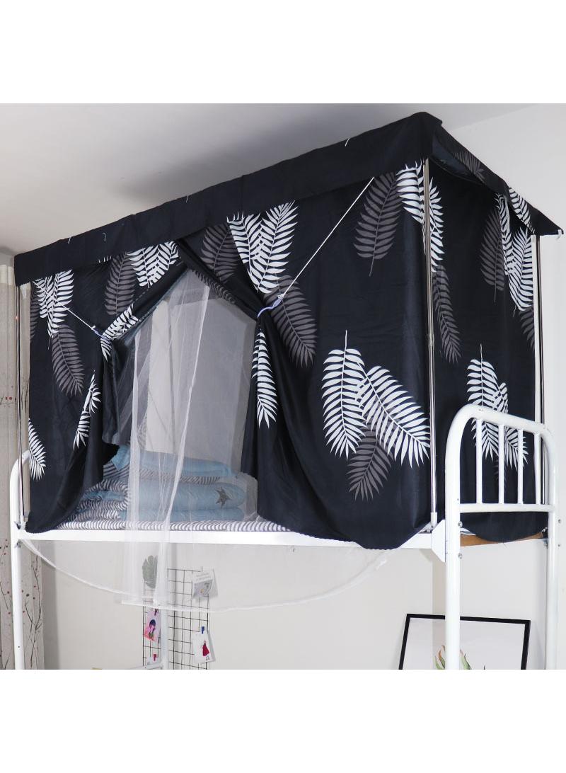 Y&D Bed Canopy Tents Curtain Blackout Curtain Single Bed Tent Curtain Student Shading Cloth Bed Canopy Mosquito Net Student Sleep Privacy Protection Student Mosquito Nets With Bracket  - Image 1