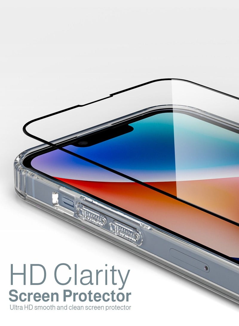 Moxedo جراب Moxedo Lite Crystal-Clear الواقي مع واقي شاشة من الزجاج المقوى 9H متوافق مع iPhone 14 - Image 5