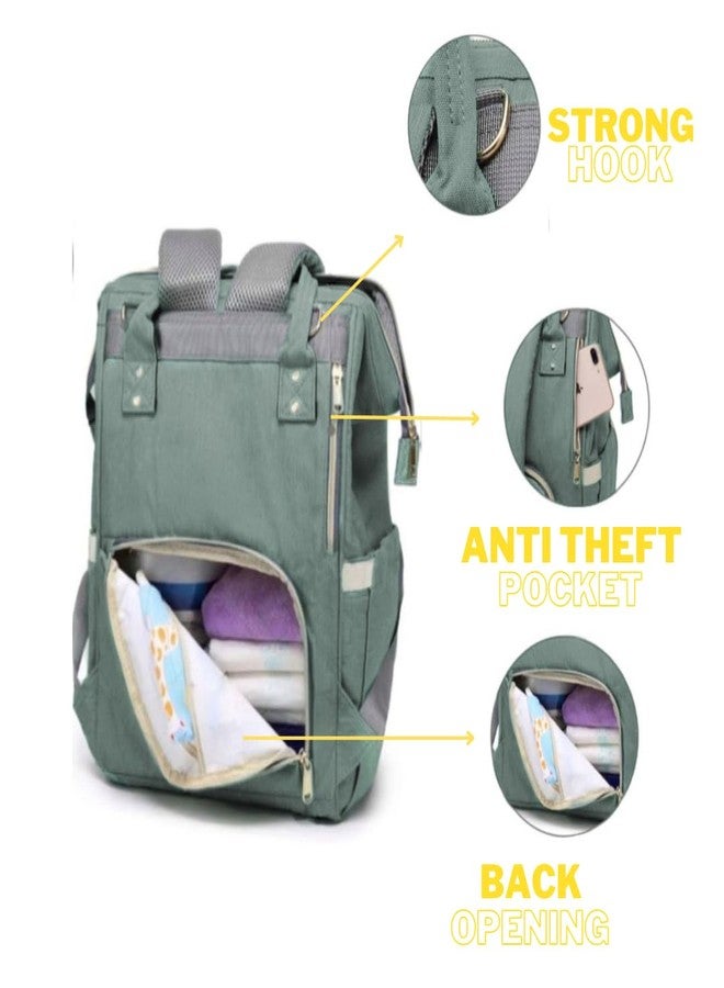 THE MAXIMUS Maximus Stylish Babies Diaper Bags for Mothers - Economical Version|6 Month Warranty (Grey) - Image 3