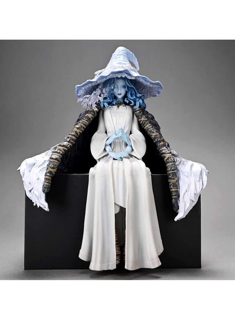 general Elden Ring Witch Lani Figure Snow Witch Sitting Box Model Anime Ornament Gift for Fans and Friends (22cm) - Image 1