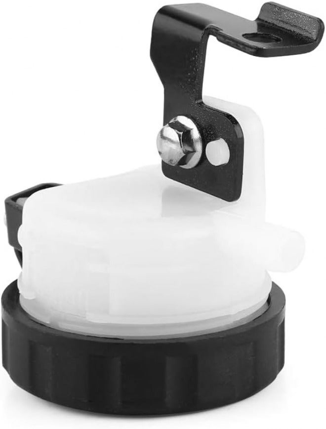 HEEPDD Motorcycle Brake Reservoir, Cup, Master Cylinder Fluid Bottle with Iron Bracket for Universal Motorcycle Fitment Brake Reservoir, Plastic Oil Nan Car Modification - Image 3