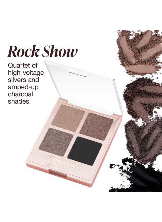 Mineral Fusion Eye Shadow Palette - Rock Show For Women - 0.25 Oz Eye Shadow (Refillable)  - Image 2