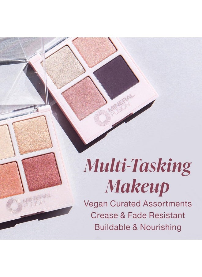 Mineral Fusion Eye Shadow Palette - Rock Show For Women - 0.25 Oz Eye Shadow (Refillable)  - Image 1