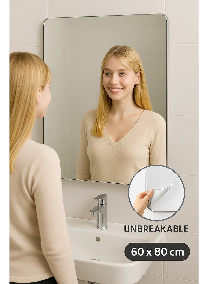 Mirror State Unbreakable adhesive mirrors, suitable for decoration, bedrooms, bathrooms, and also at work - Image 1