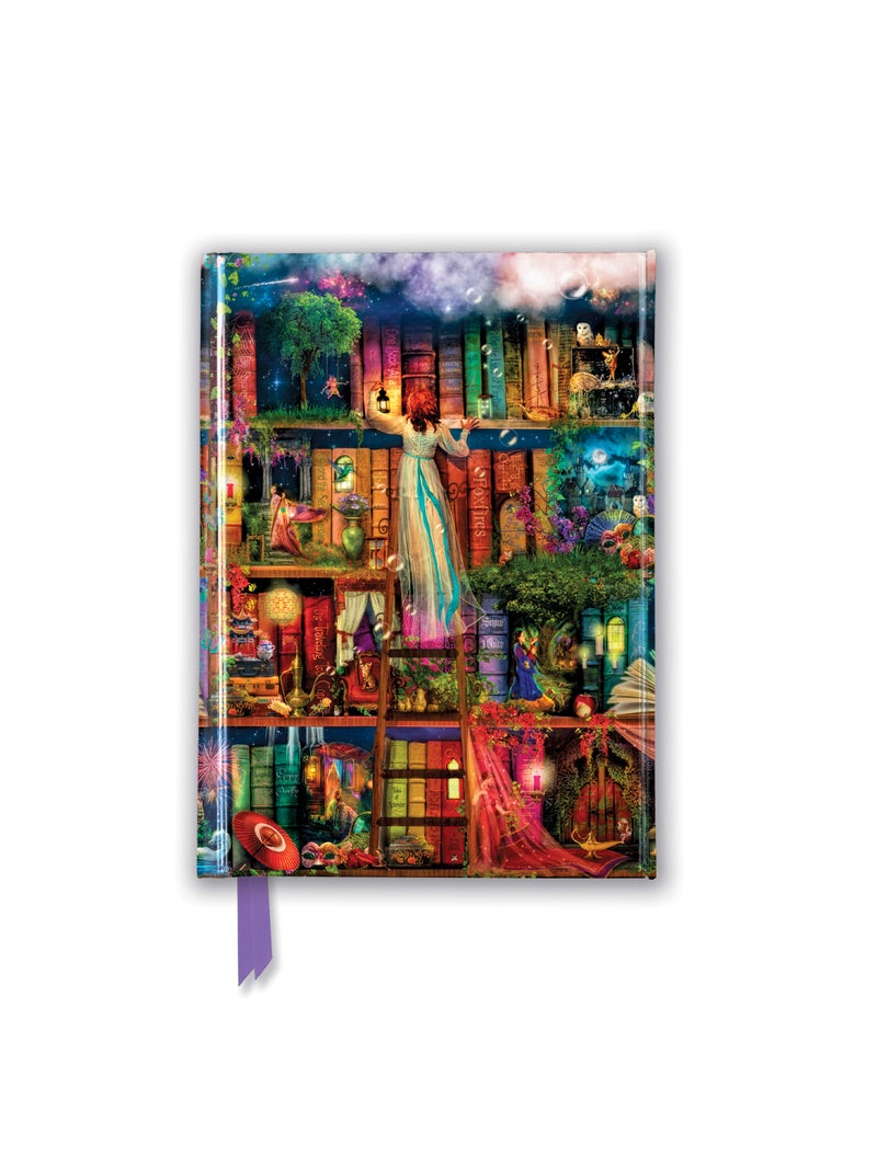 Aimee Stewart: Treasure Hunt Bookshelves (Foiled Pocket Journal) 
