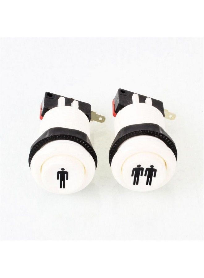 Atomic Market American Style 28Mm Standard Arcade Push Button Player 1 & Player 2 With Microswitch - Image 2