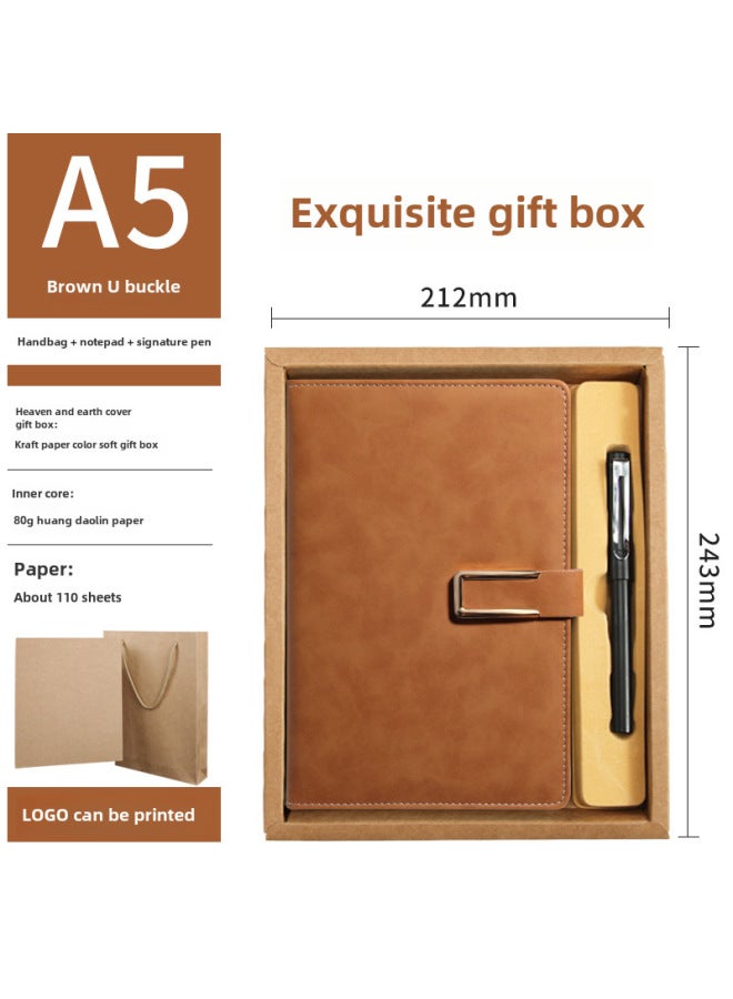 chengchuang Creative A5 Notepad Set B5 Buckle Diary Book Customized Business Notebook Customized Printable Logo - Image 1