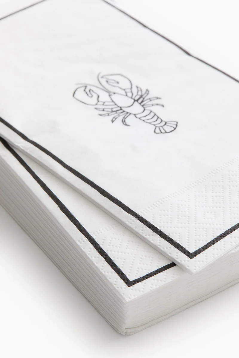 H&M 15-pack paper napkins