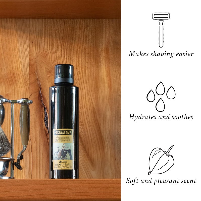 Davines Pasta & Love Softening Shaving Gel, 6.76 fl. oz. - Image 3