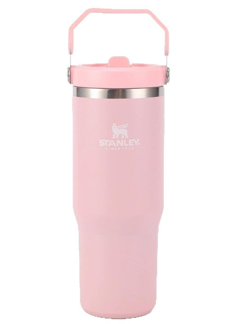 Stanley 30oz Stainless Steel Tumbler - Vacuum Insulated Water Bottle for Home, Office or Car Reusable Cup with Straw Leak Resistant Flip Cold for 12 Hours or Iced for 2 Days, 30oz - Image 1