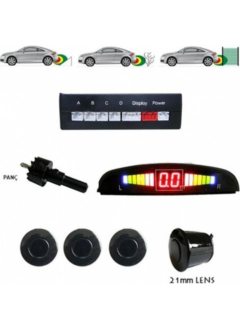 Parking Sensor SPY1S with Beep Sound and Distance Display Screen