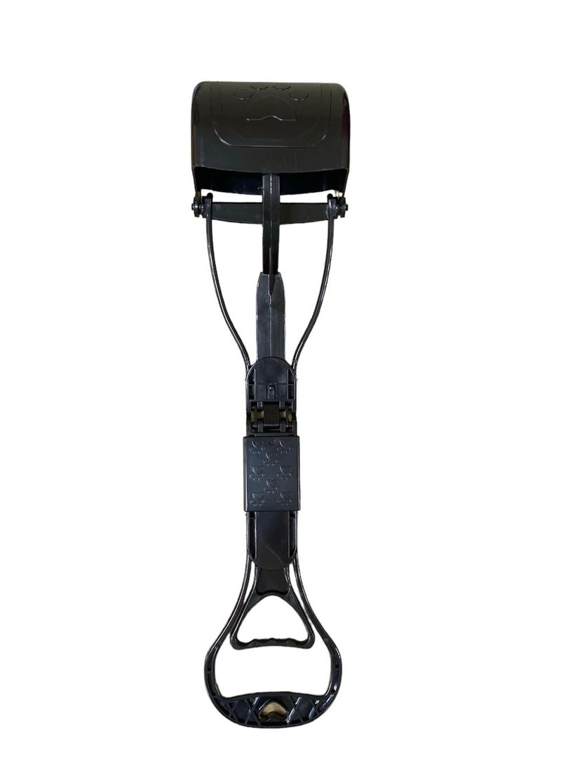 HAPPY PUSS - Foldable Pet Waste Scoop, Outdoor Durable Cleaning Tool; Clean And Pick Up Your Pet Waste, For Cats And Dogs, Black Color. - Image 1