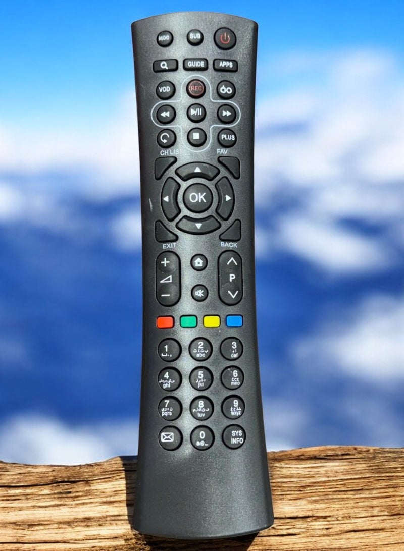 erorex Universal Smart TV Remote Control with App Shortcuts, VOD Access, and Ergonomic Design  - Image 1