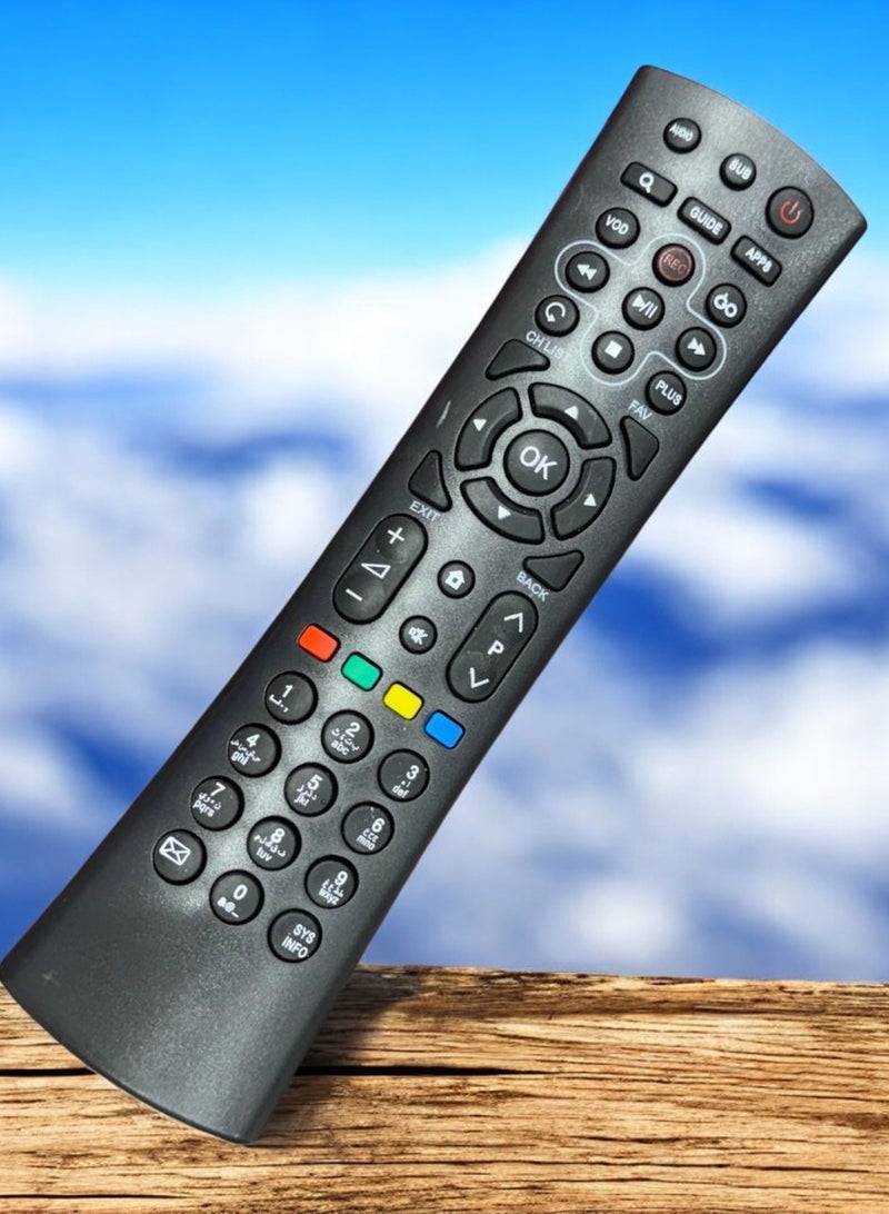 erorex Universal Smart TV Remote Control with App Shortcuts, VOD Access, and Ergonomic Design  - Image 2